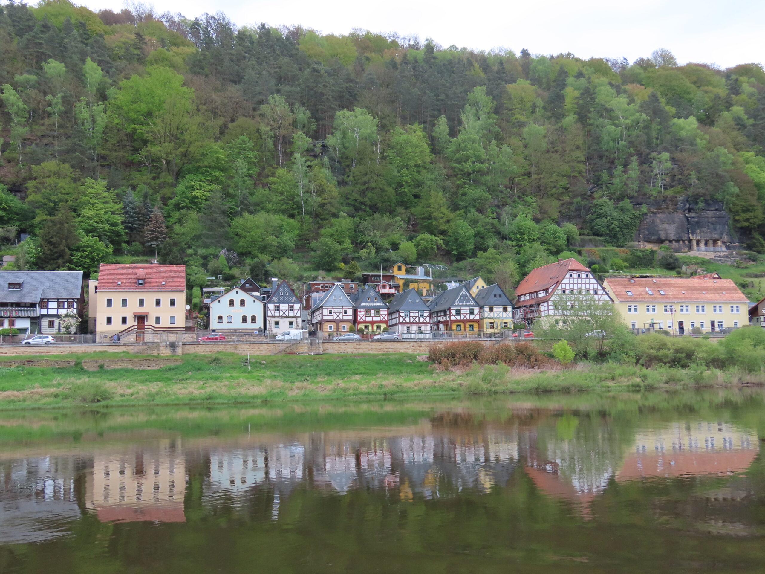 2024-04-26 Along the River - German town near border A German village on the Elbe River