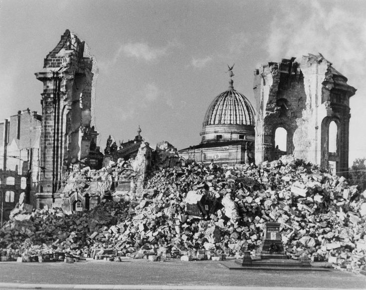 Church of Our Lady Destroyed Church of Our Lady after World War II