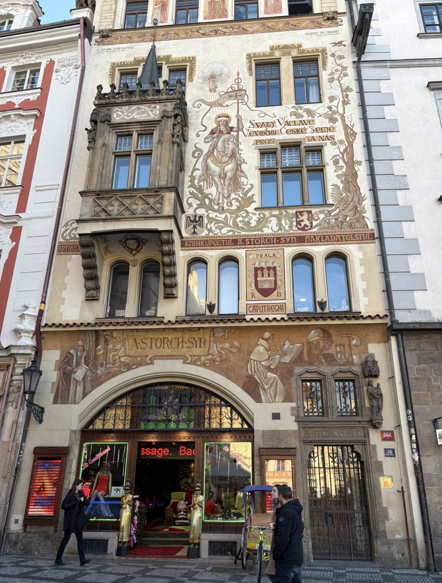 Building with Painted Facade