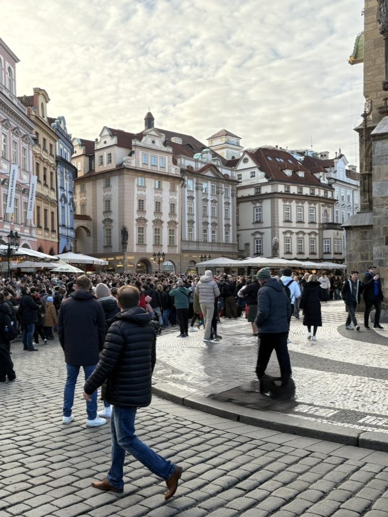 Prague - Clock Crowd 2 Crowd at Astronomical Clock