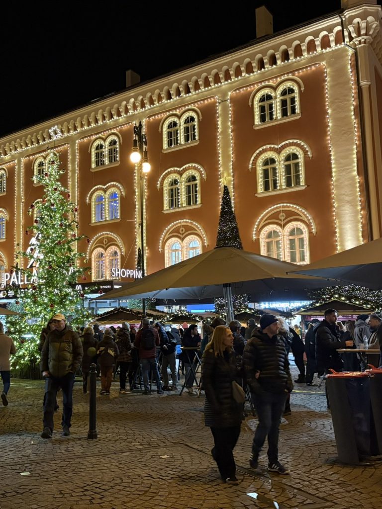 Prague - Market near hotel - night1.5 Christmas Market at Night