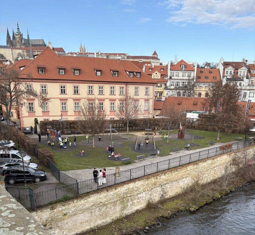 Prague - Playground Playground beneath Charles Bridge