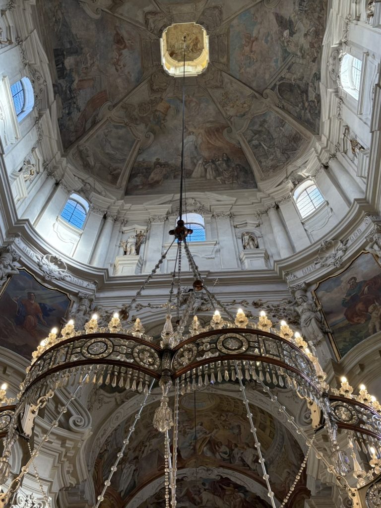 Prague - Tyn Church - inside2 Ceiling in Tyn Church