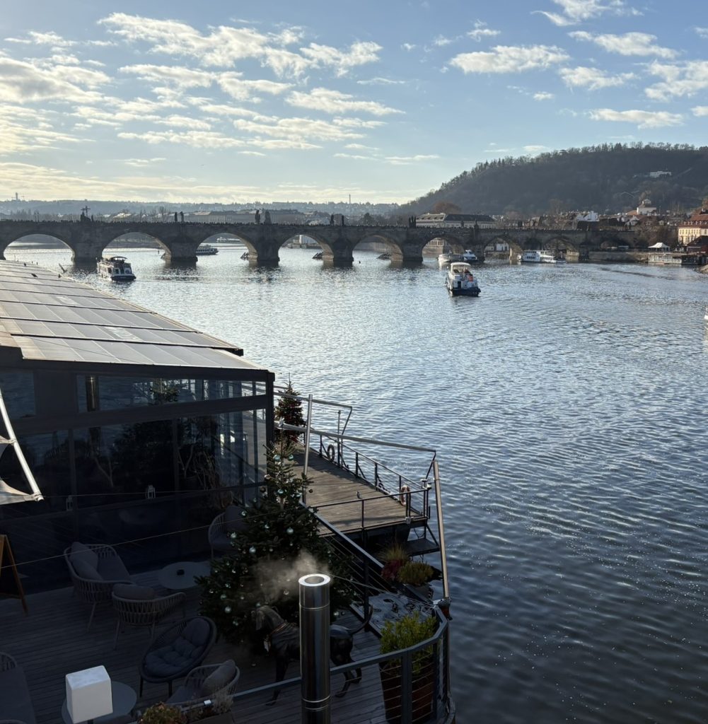 Prague - View of Charles Bridge Charles Bridge from the Manes Bridge